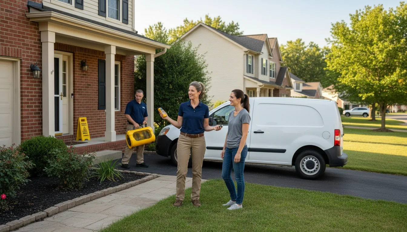 Water restoration image for Home Water Damage Repair in Gettysburg, OH